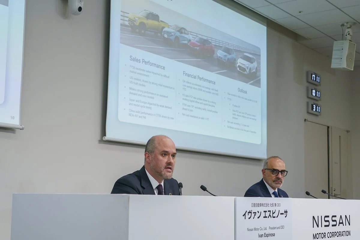 Nissan reports small operating profit