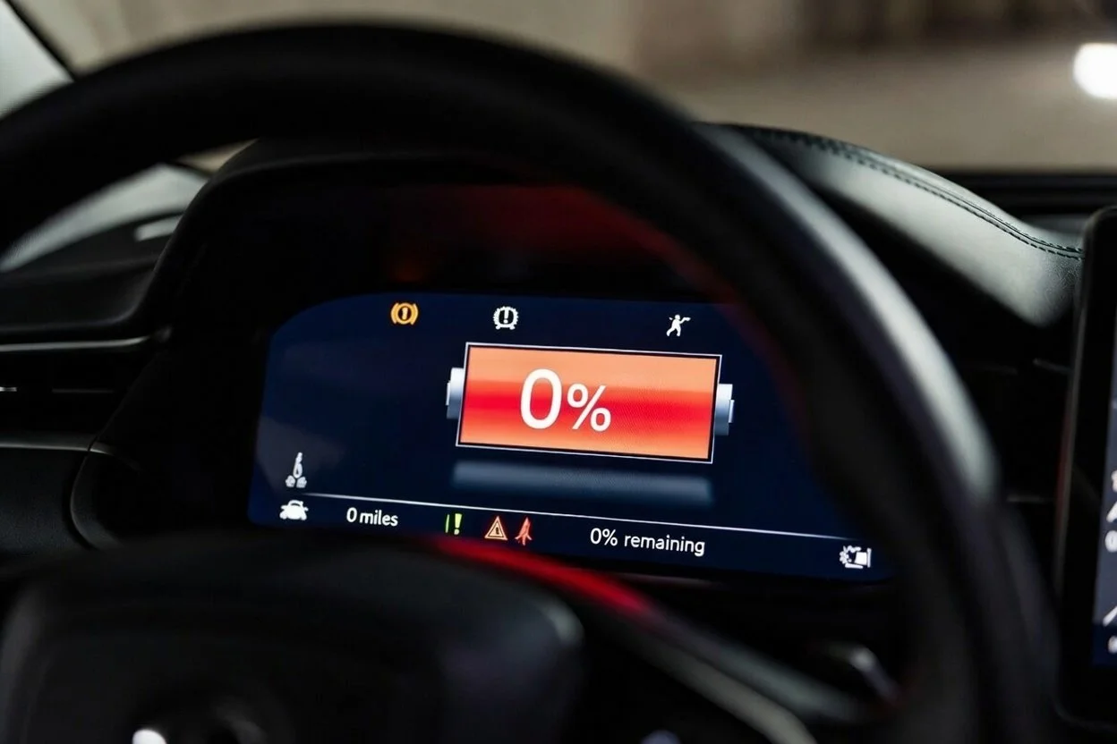 What happens when your EV Hits Zero Percent State of Charge?