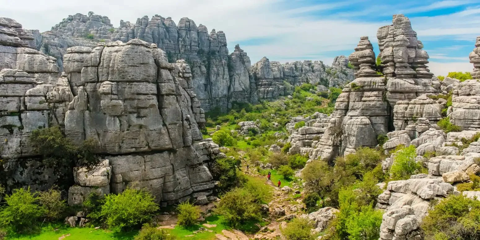 Carbonate rock formations, Torcal, Andalusia