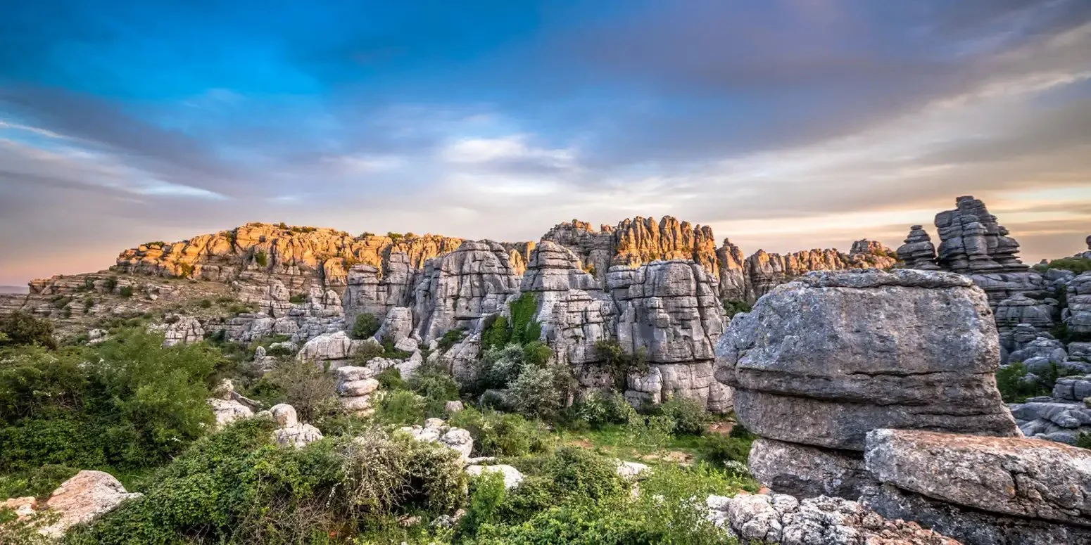 Carbonate rock formations, Torcal, Andalusia