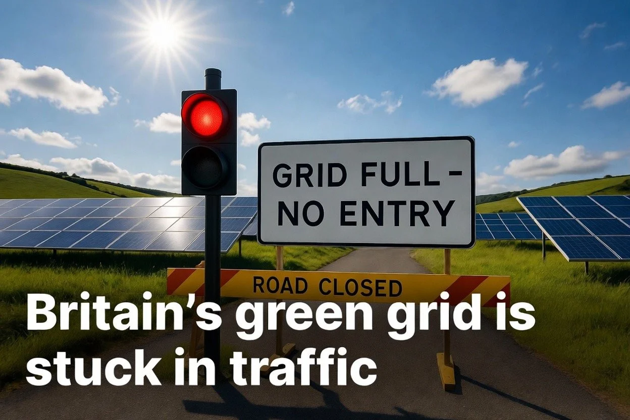Acres of Power, Nowhere to Go: Why Britain’s Green Energy Grid is Stuck in Traffic