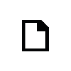 Datei-Icon in Form eine Dokumentseite als Symbol für die bereitgestellten Datei-Formate