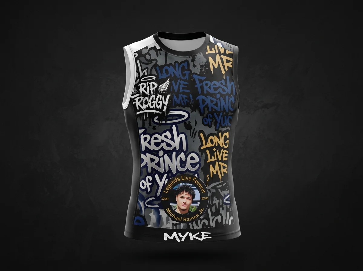 Michael Ramos Jr. Tribute Sleeveless Compression Shirt — Presale