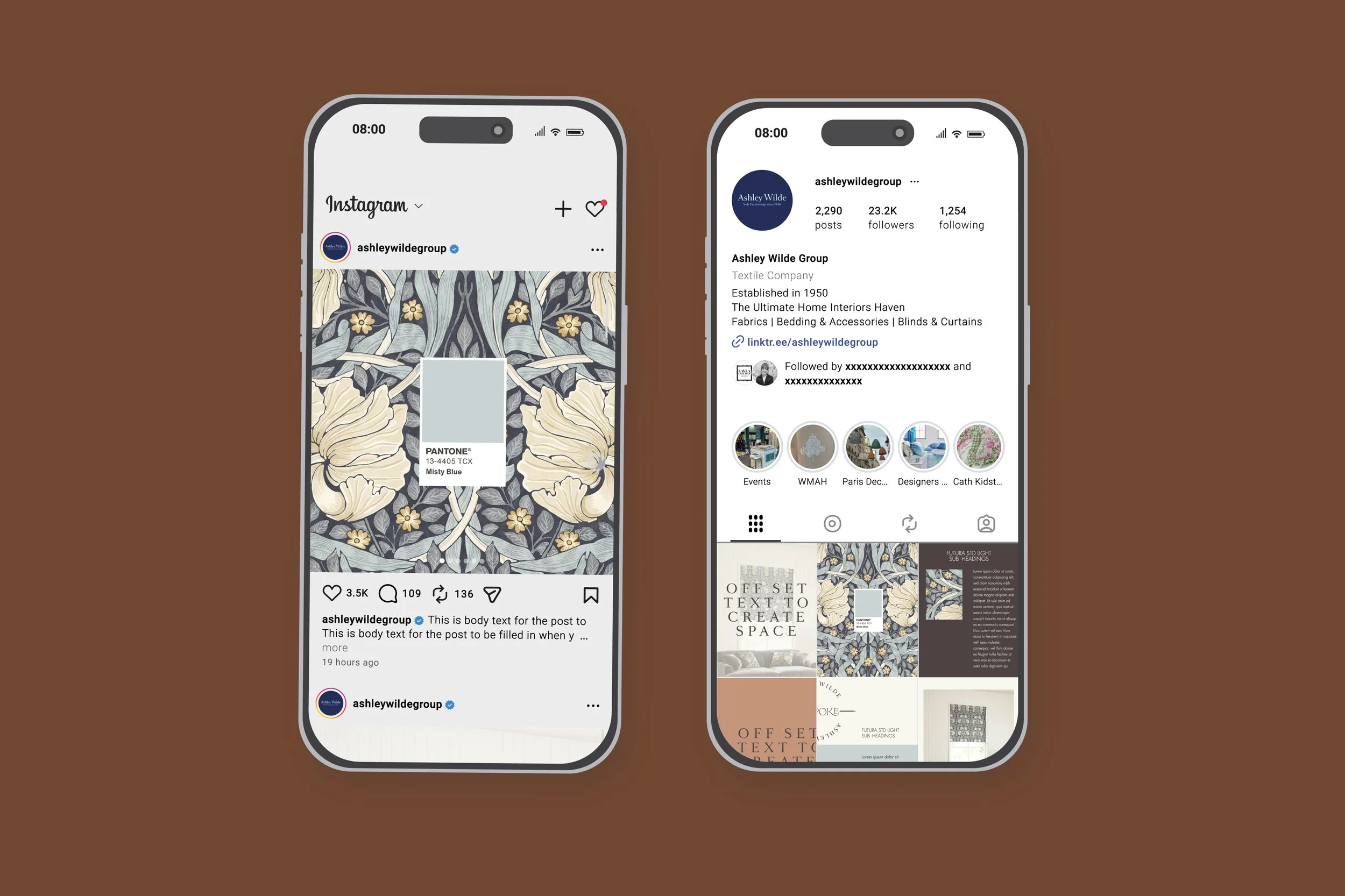 Social Media Post Template Concepts