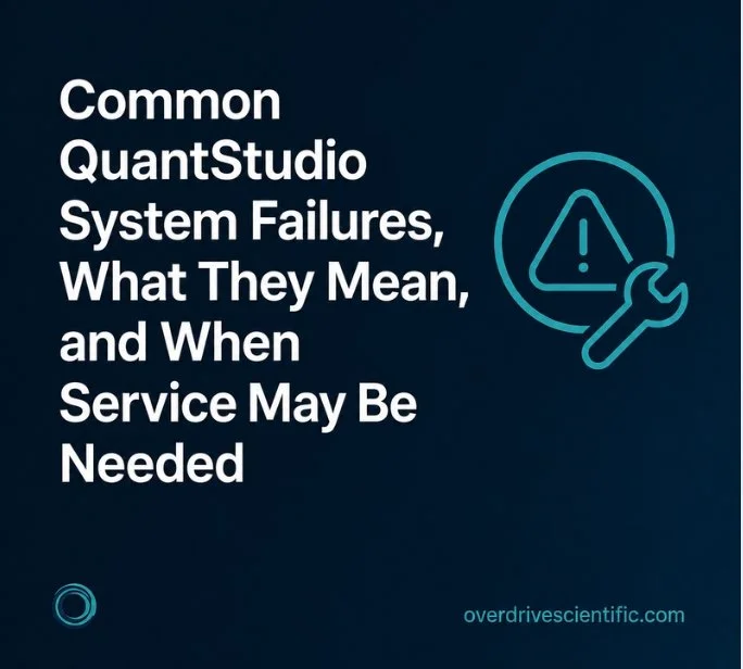 Common QuantStudio System Failures, What They Mean, and When Service May Be Needed