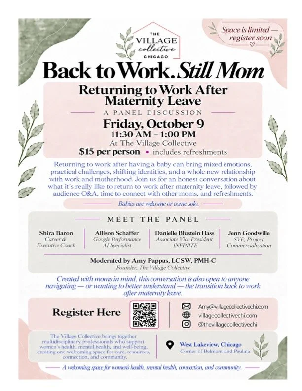 Back to Work. Still Mom. 