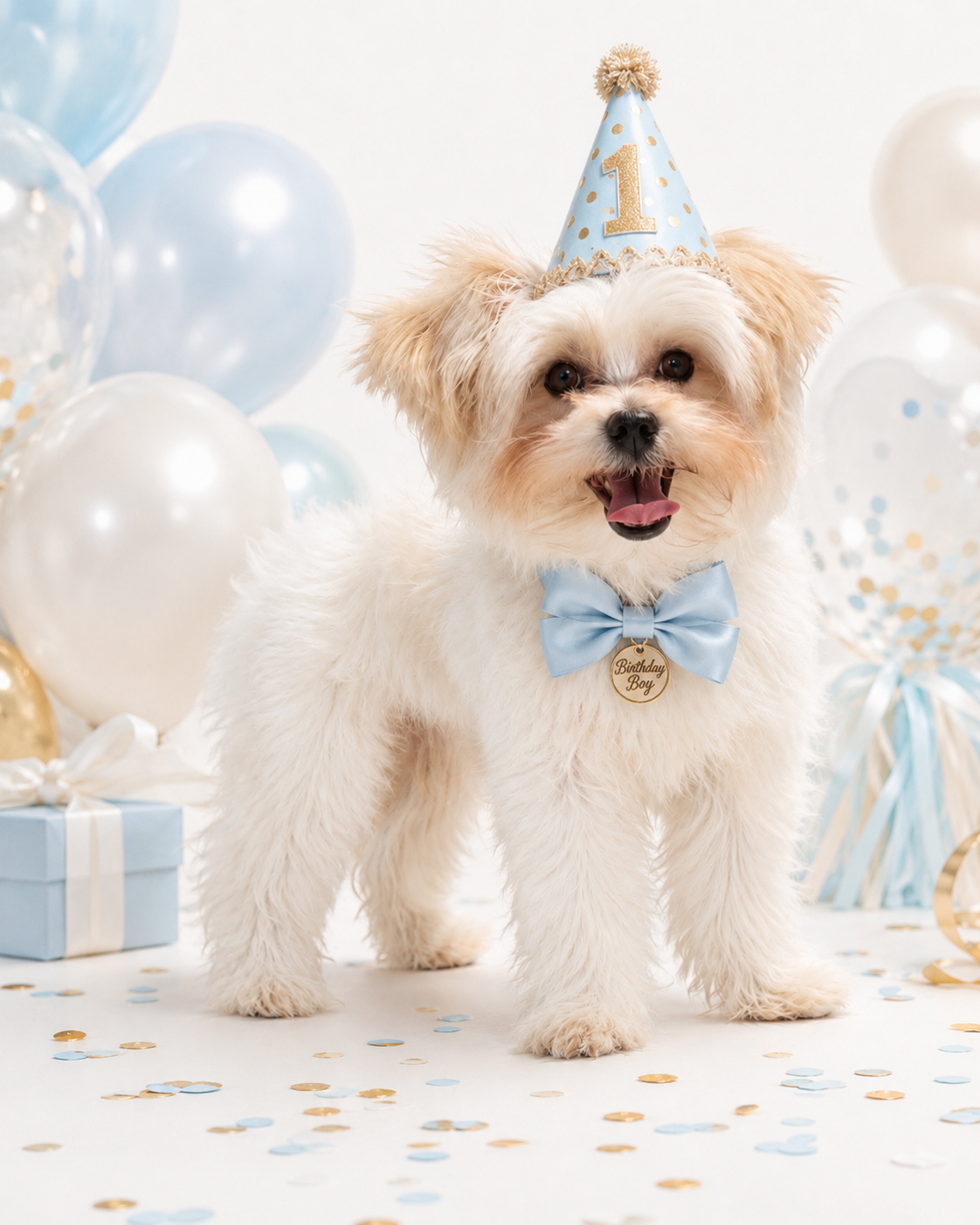 Coastal Pup Birthday Portrait Experience