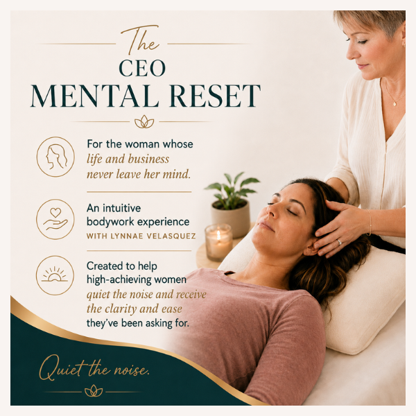 For the Woman Leading her Life and her Business whose mind will not stop. A 90-minute session
