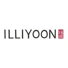 Logo with the text 'ILLIYOON' and a red square stamp with white Asian characters.