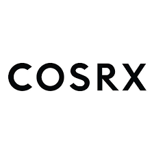 COSRX logo in black letters on a white background