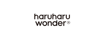 Haruharu Wonder logo in black text on a white background
