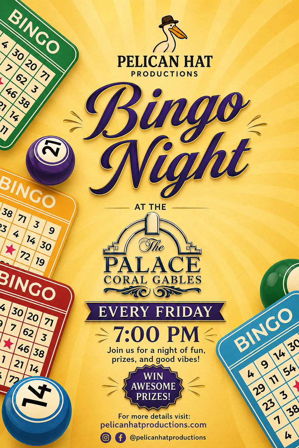Bingo @ The Palace Coral Gables 