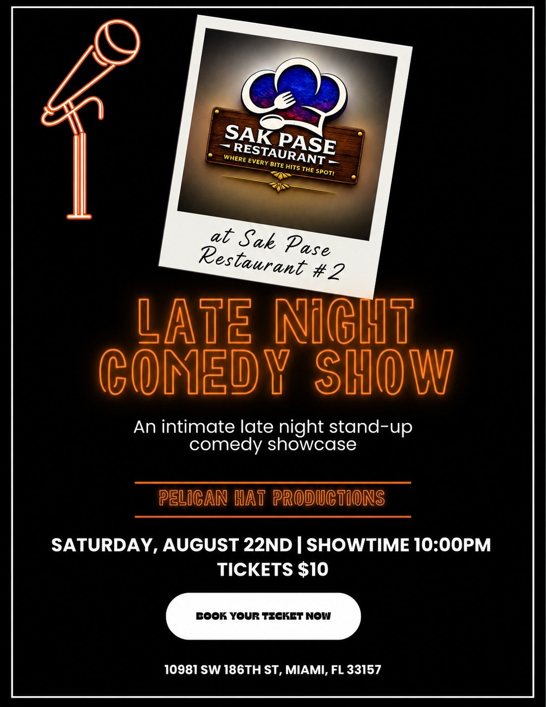Late Night Comedy at Sak Pase | Live Stand-Up Showcase
