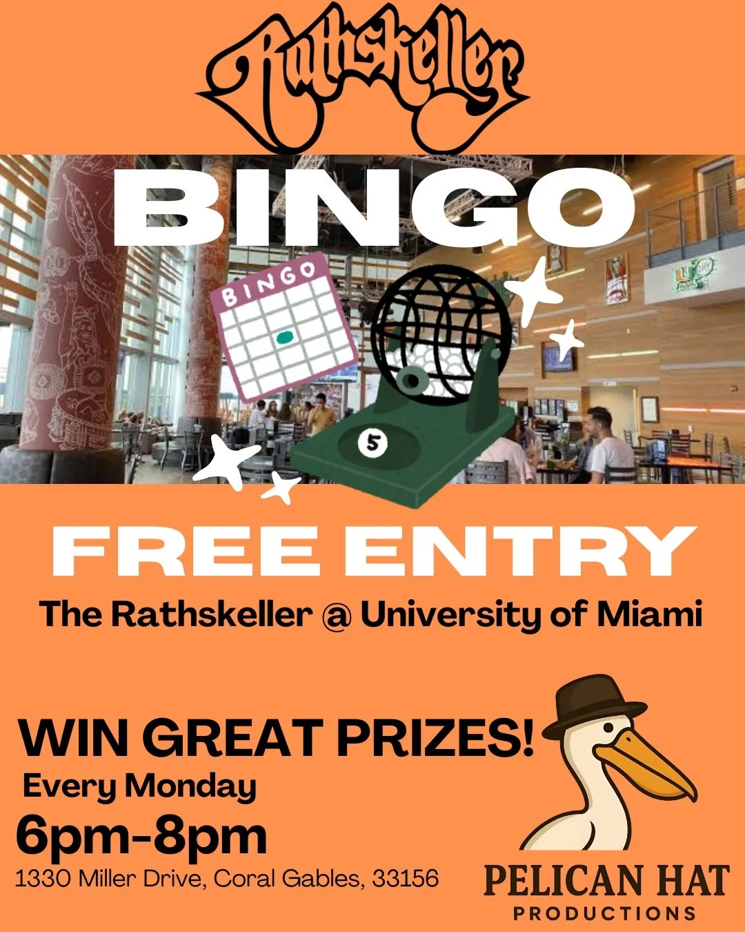 Bingo @ The Rathskeller, University of Miami