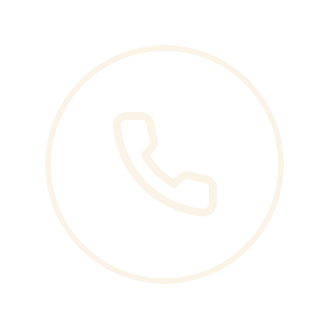 Black screen with white phone receiver icon inside a circle, representing a phone call.