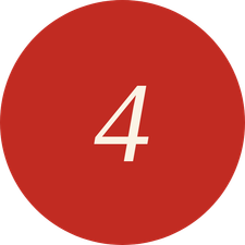 Red circle with the number 4 in white