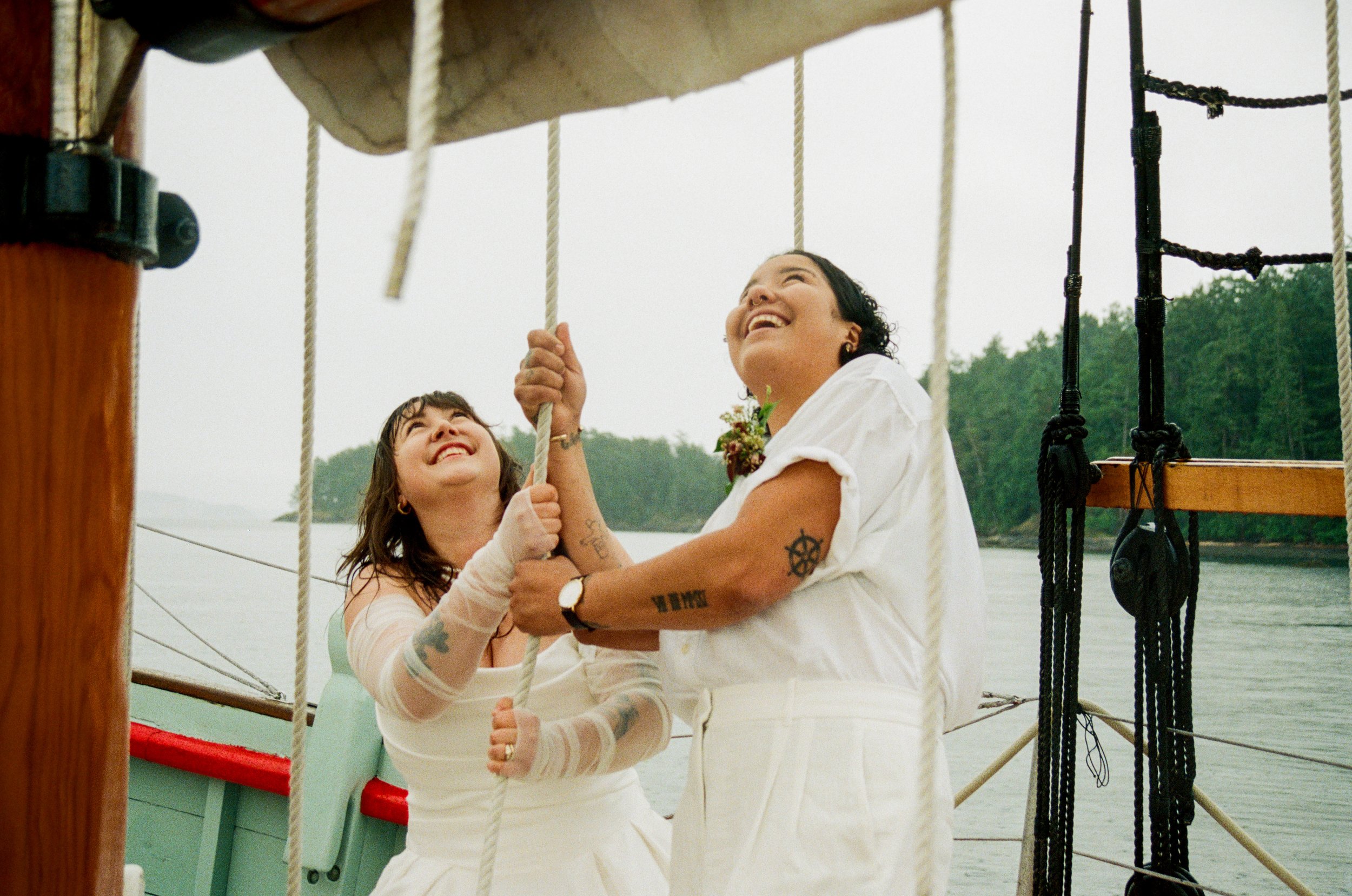 Salt Spring Island portrait shot on Kodak Portra 800