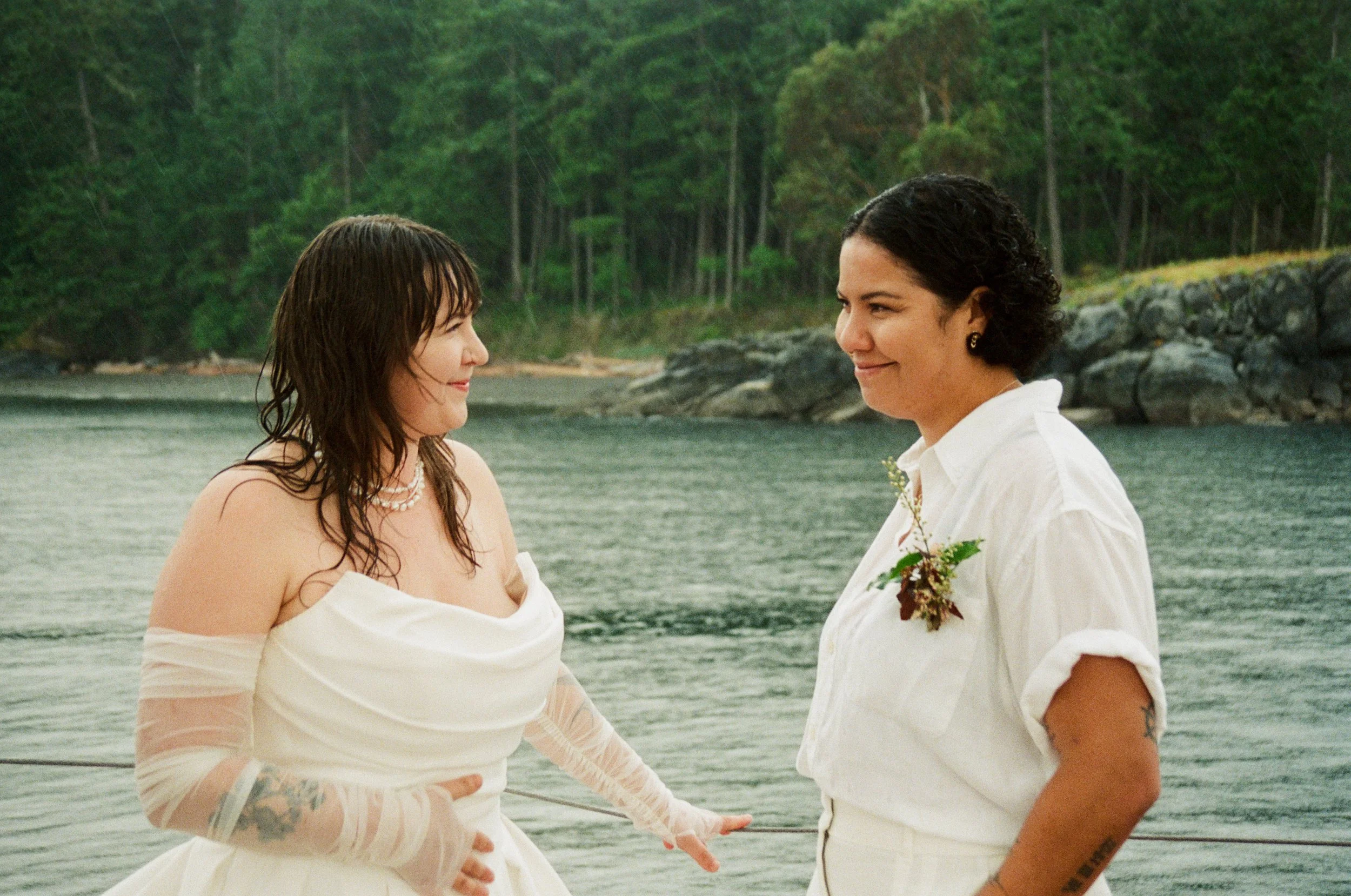 Salt Spring Island portrait shot on Kodak Portra 800