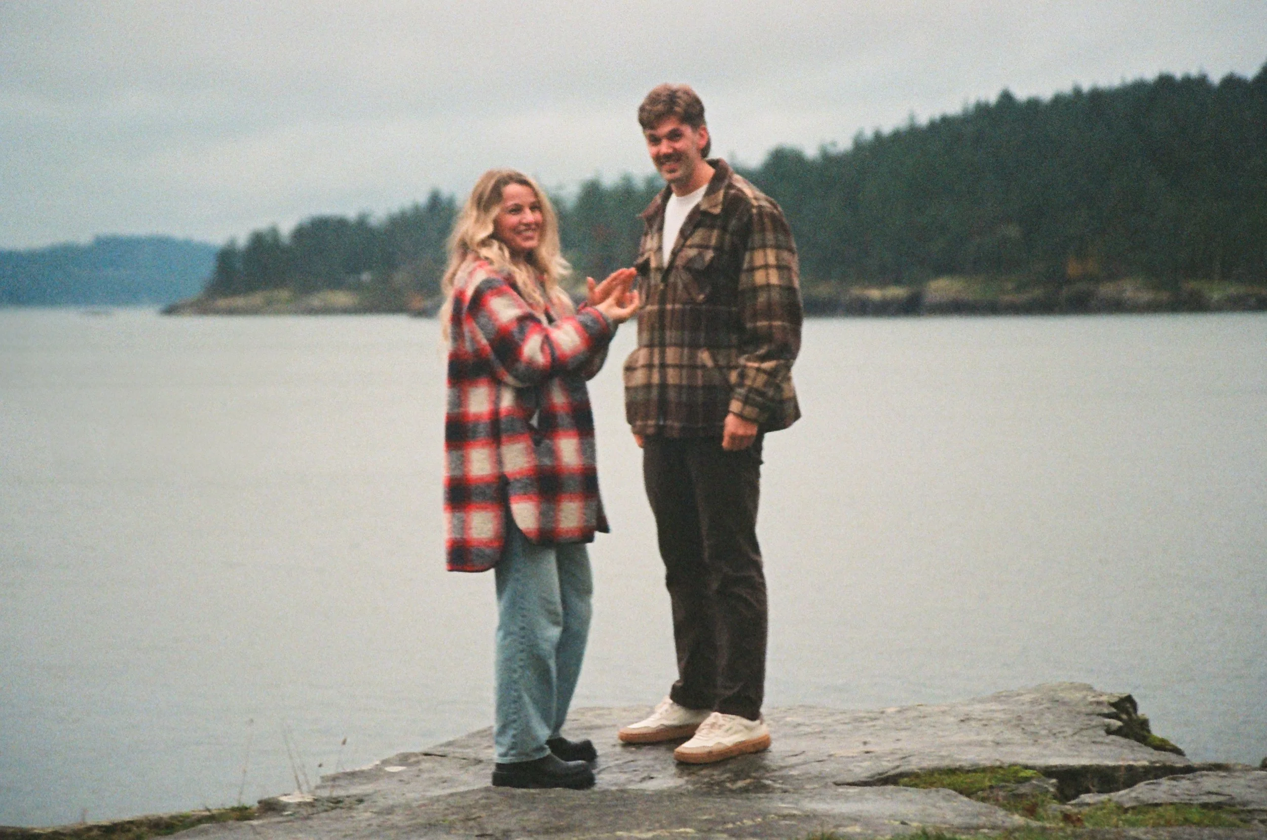 "Salt Spring Island portrait shot on Kodak Portra 800