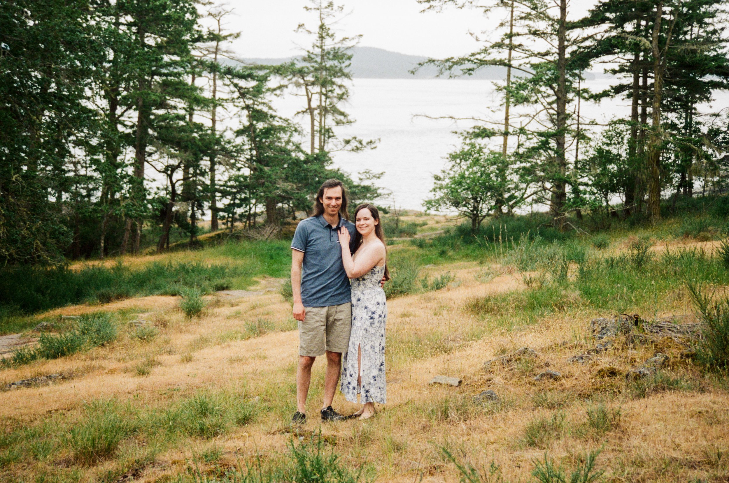 Salt Spring Island portrait shot on Kodak Portra 800