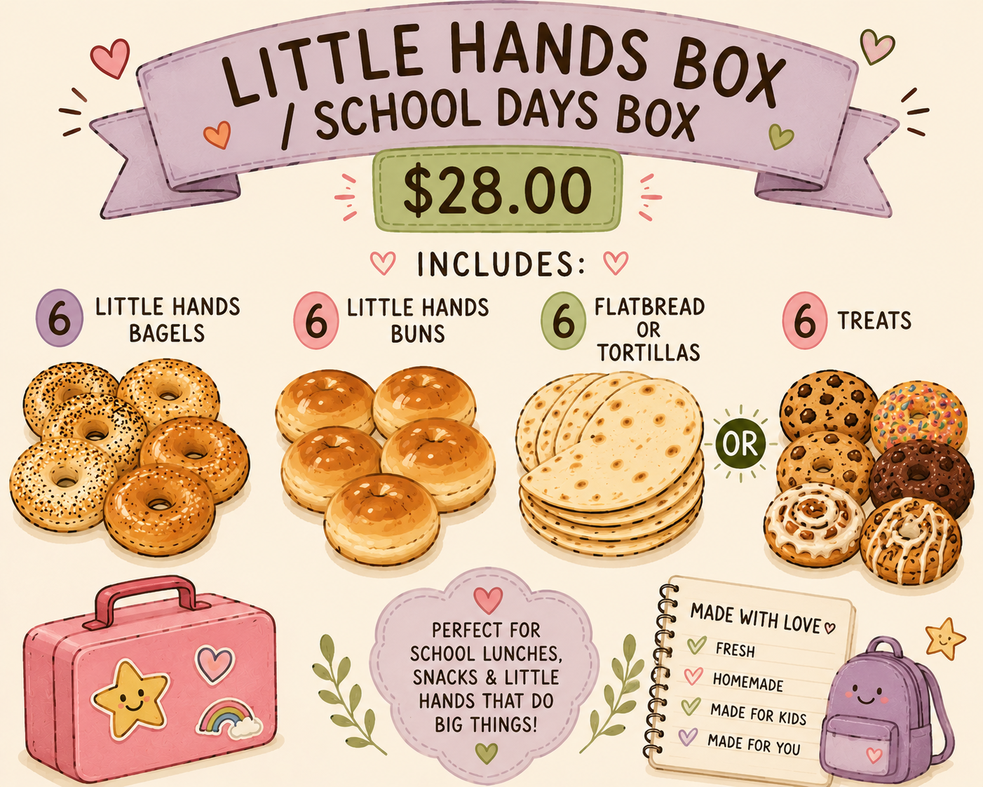 Little Hands Box / School Days Box - $28