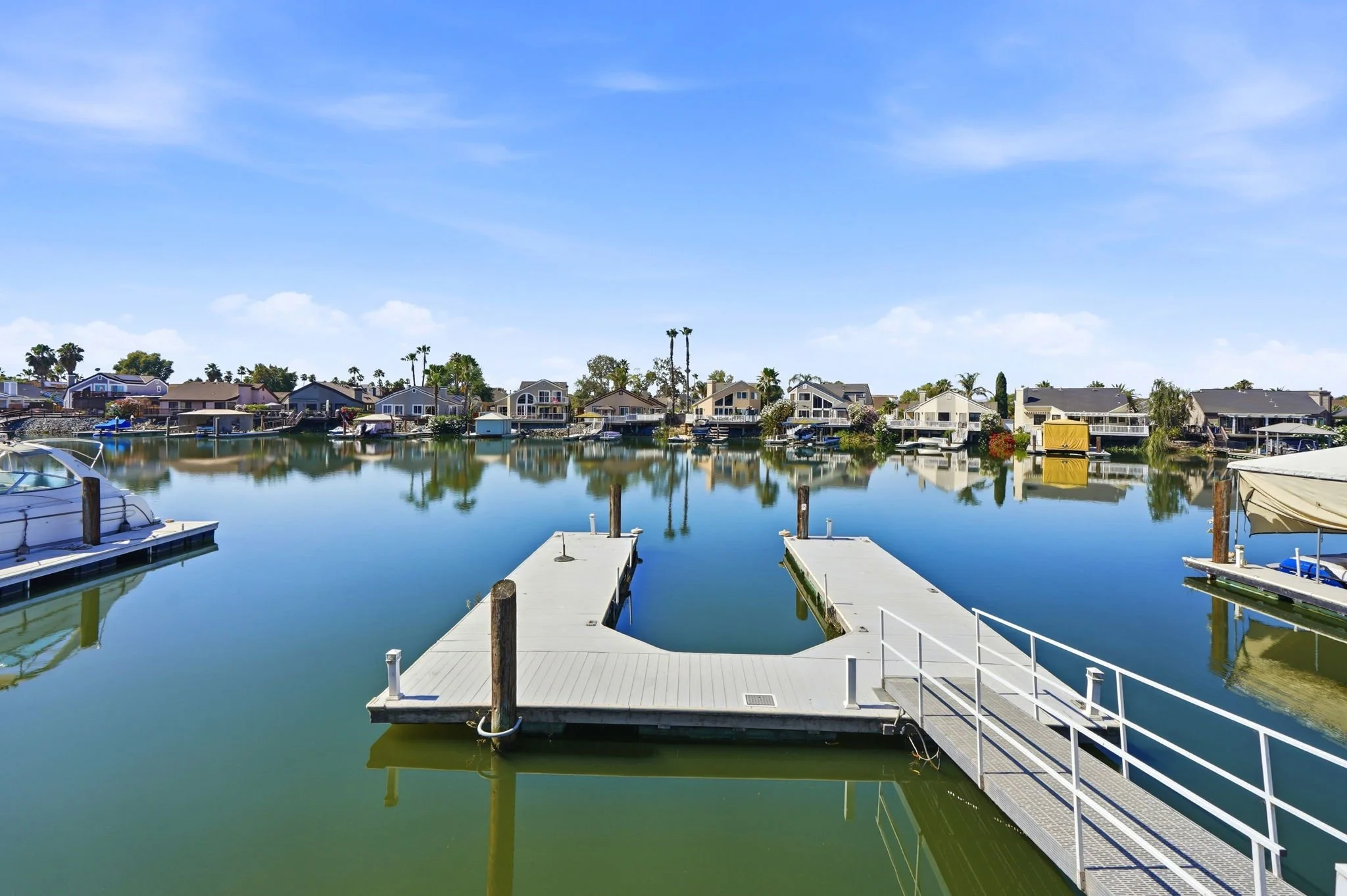 New Single Story Home on The Water