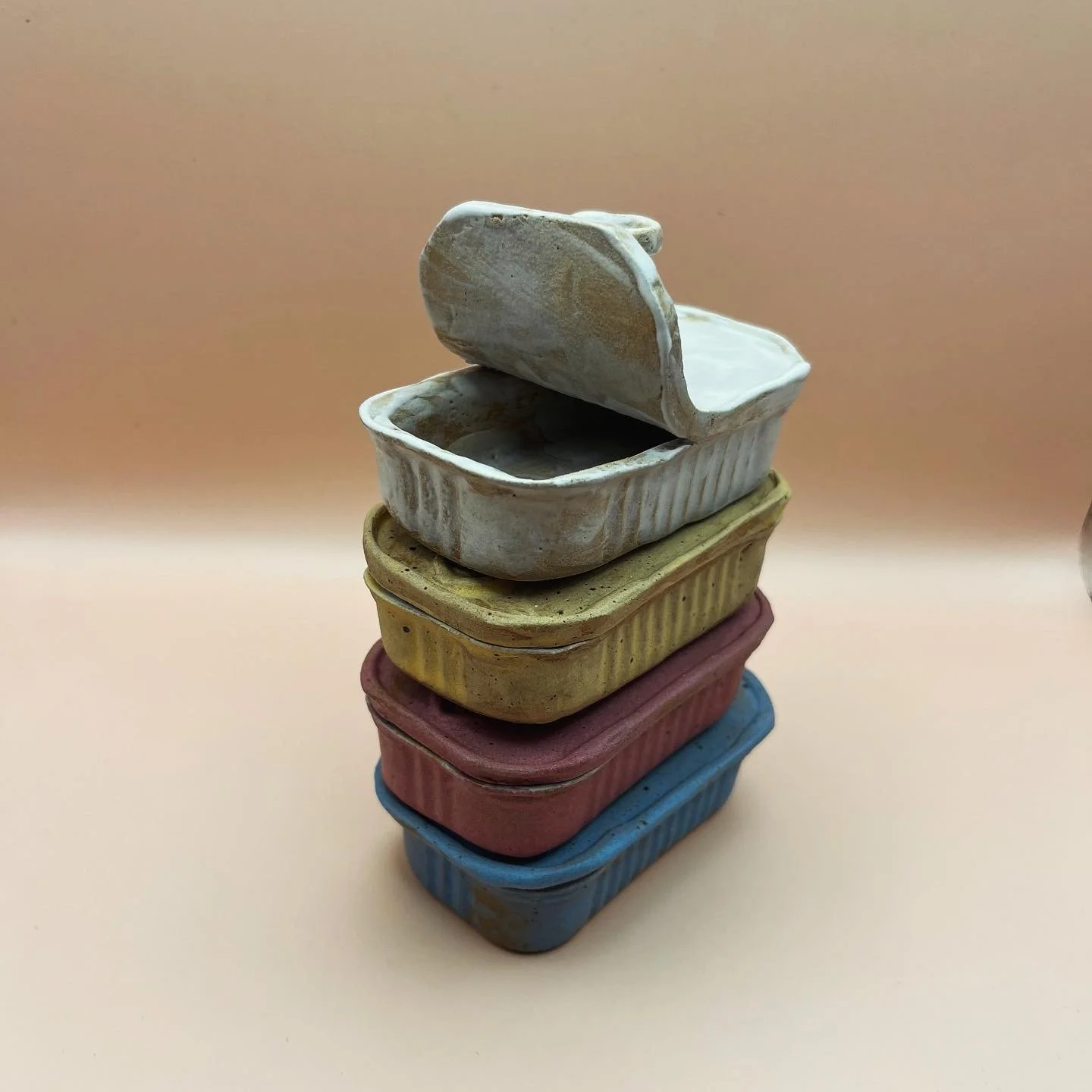 Sardine Tins  - Personal project - Stoneware