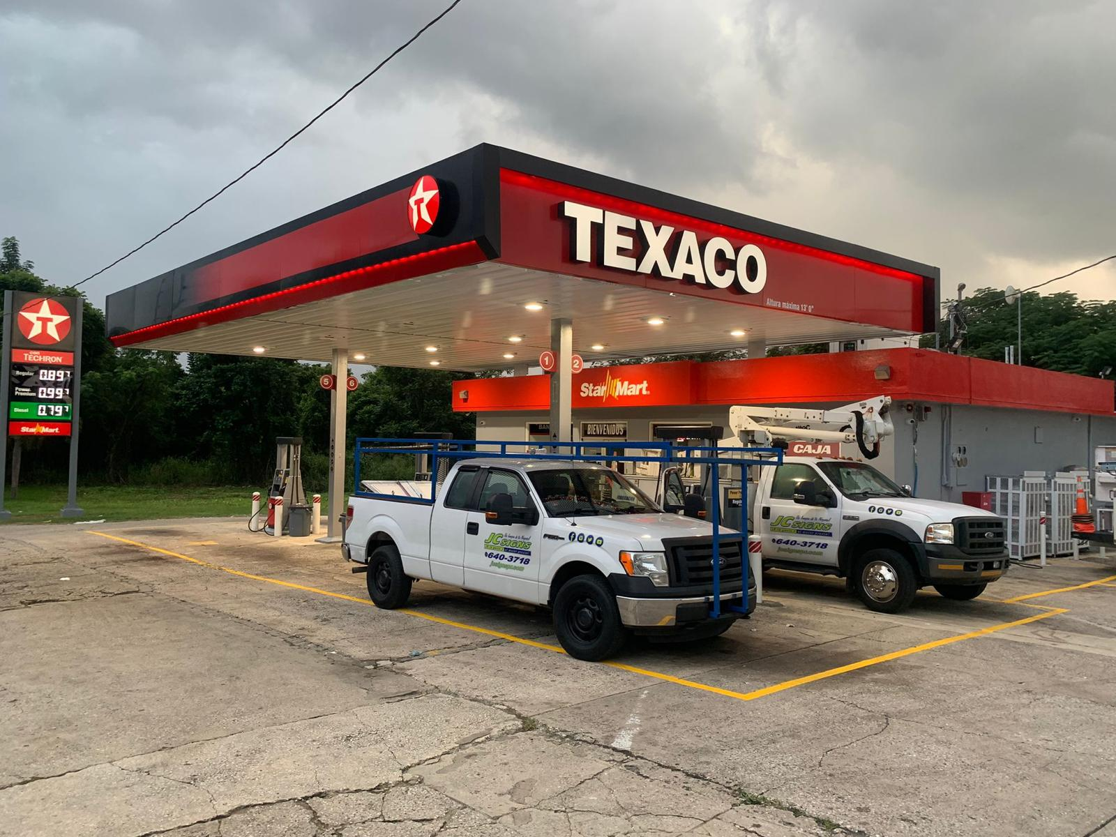 Estación de gasolina Texaco 