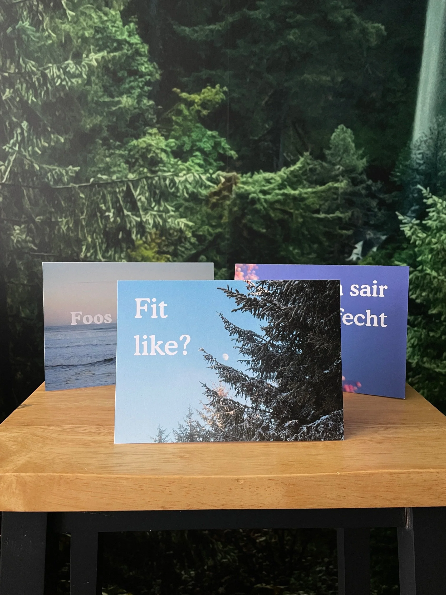 A unique range of popular Doric greetings cards - the perfect wee minding for your loved one in the North East of Scotland