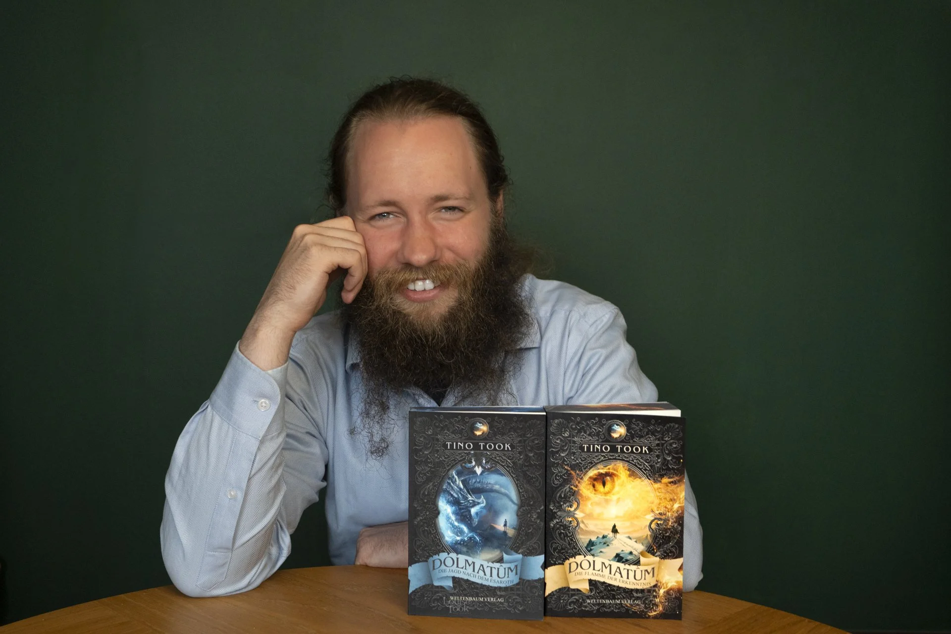 Professional headshot and branding photography for marketing for a fantasy author based in Speyside, Scotland.