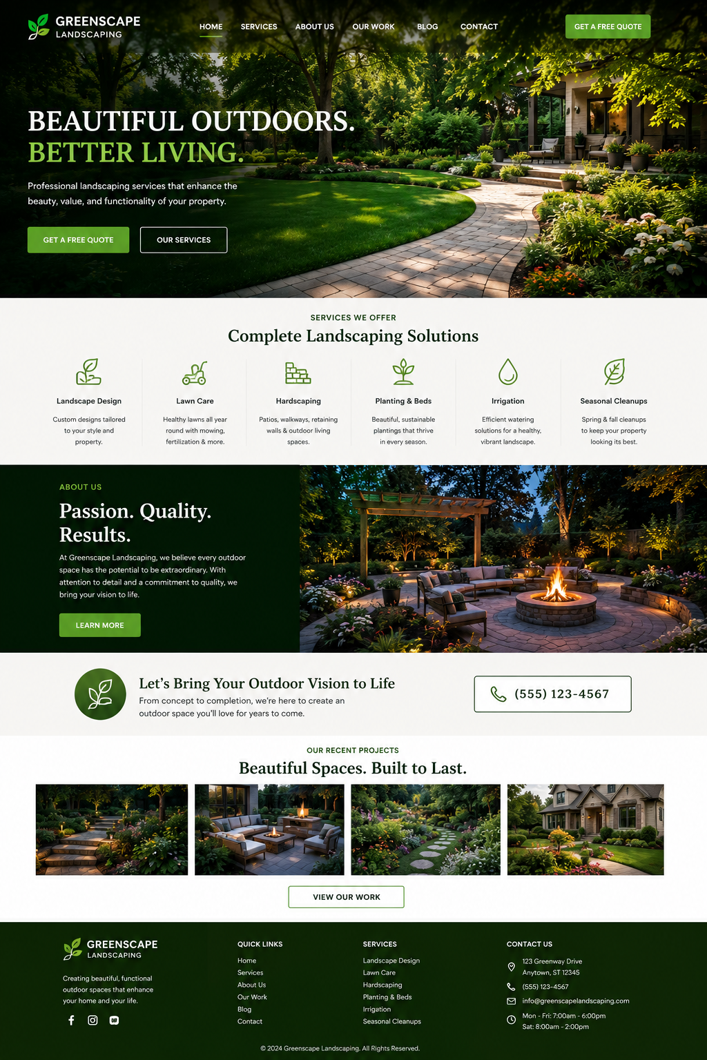 Greenscape Landscaping Concept