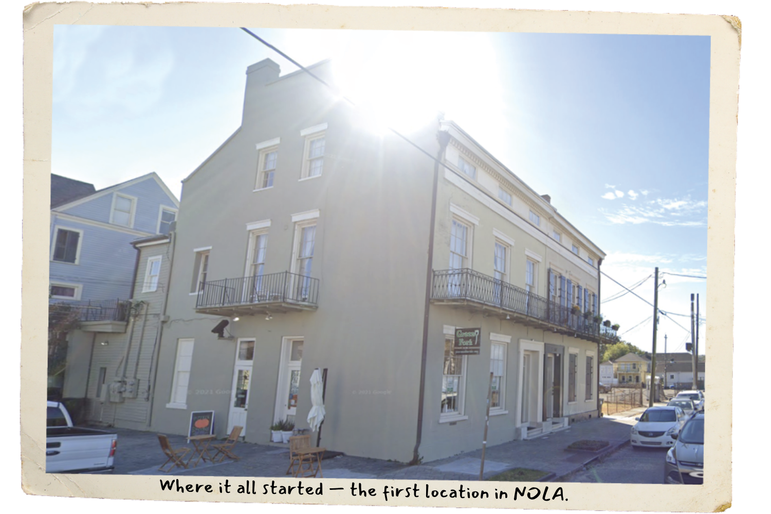The original Green Fork & Straw location in New Orleans, where it all started