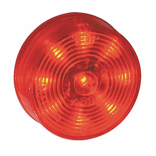 GROTE - G3002 - RED 2" Round CLEARANCE MARKER LAMP, LED