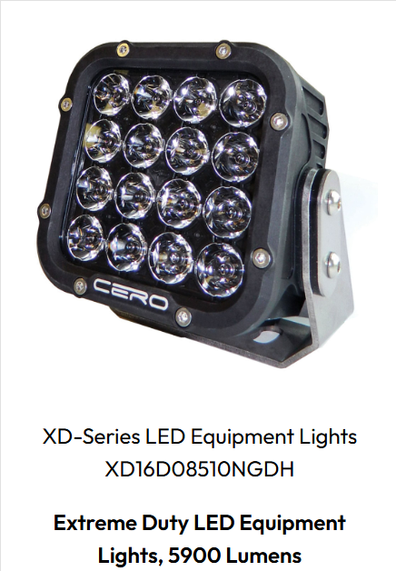 Jameson Extreme Duty LED Equipment Lights, 5900 Lumens