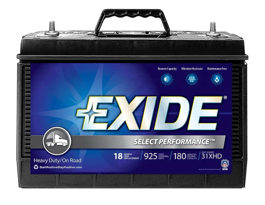 12V EXIDE Group 31 Commercial Battery - S31XHD