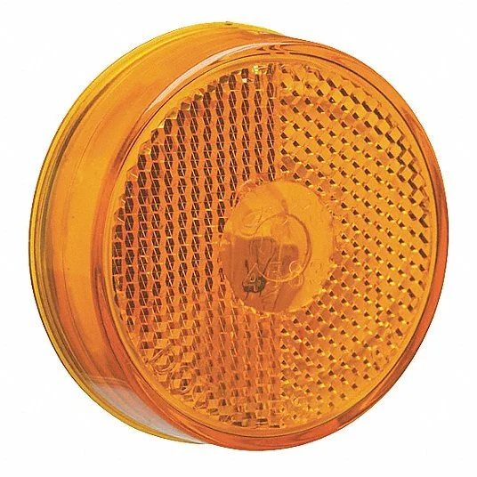 GROTE 45833 - Amber 2.5"Round  Clearance Lamp