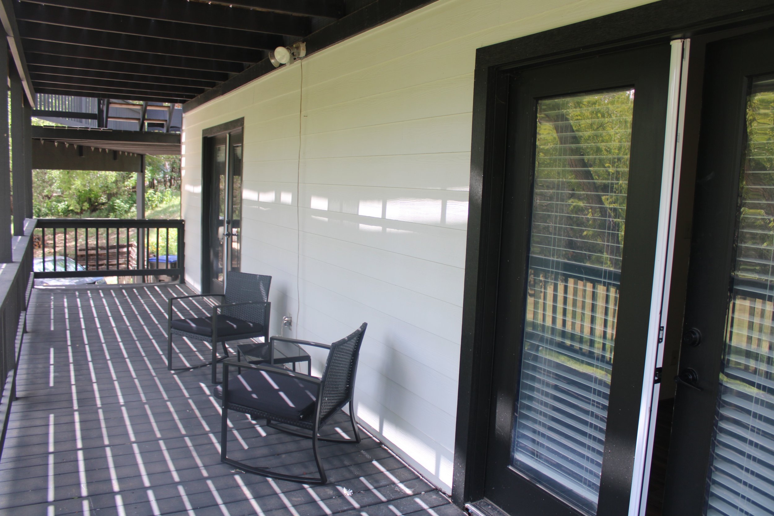 One of our outdoor balcony/patio areas 