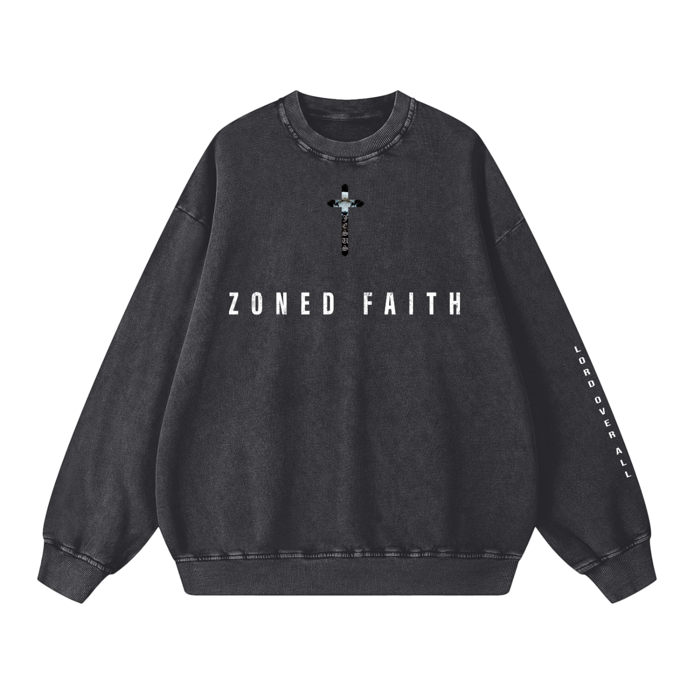 Snow Washed Oversized Sweatshirt