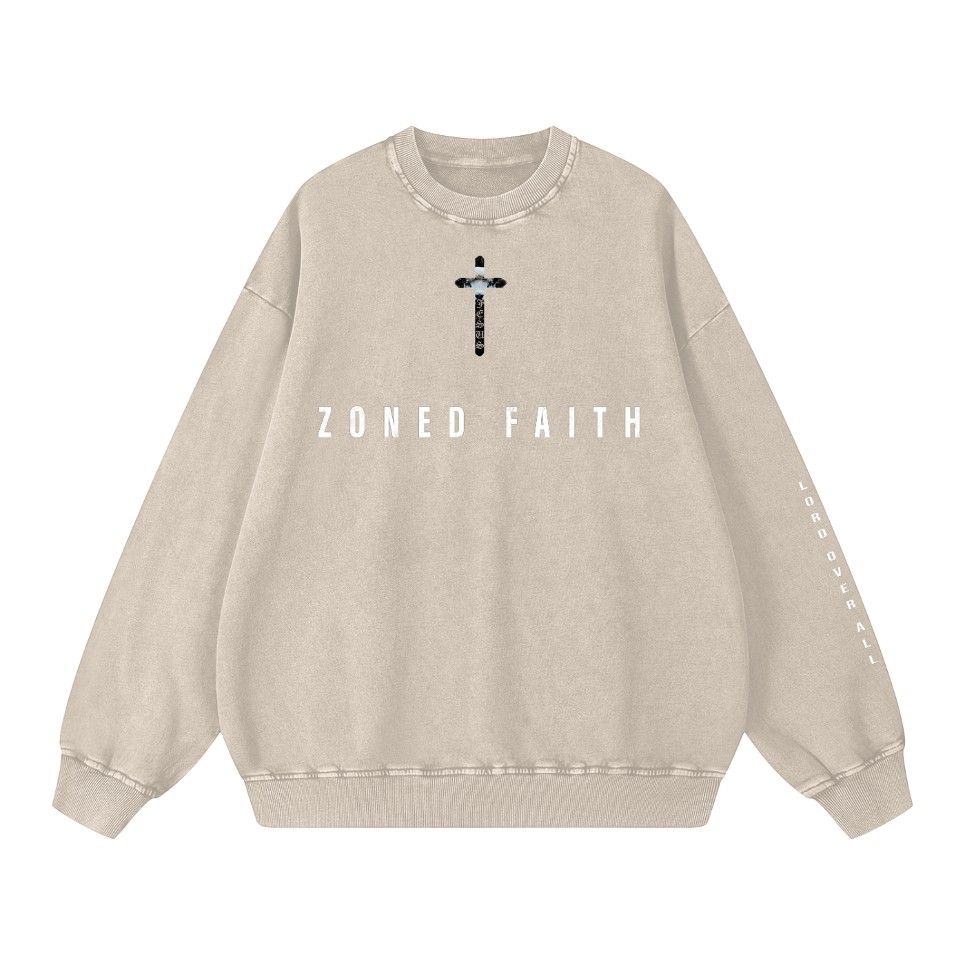 Snow Washed Oversized Sweatshirt