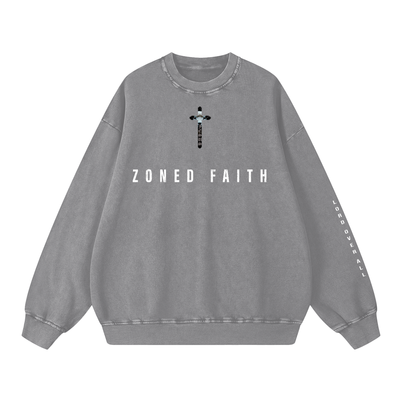 Snow Washed Oversized Sweatshirt