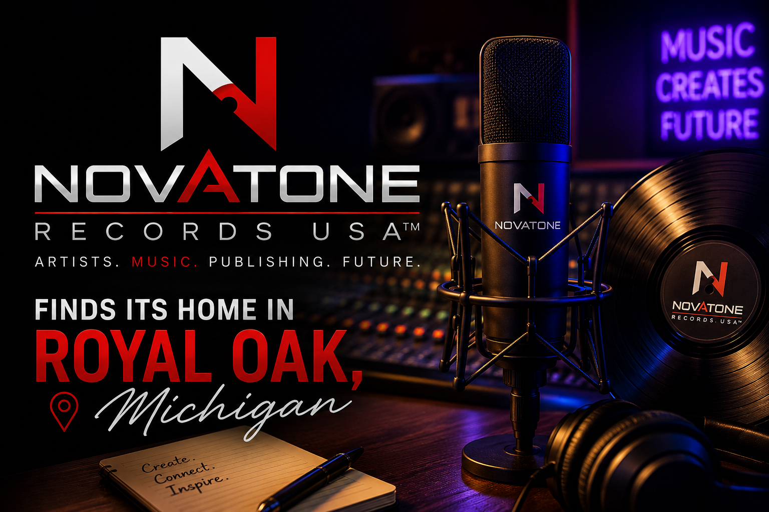 NOVATONE RECORDS USA™ Finds a Home in Royal Oak, Michigan