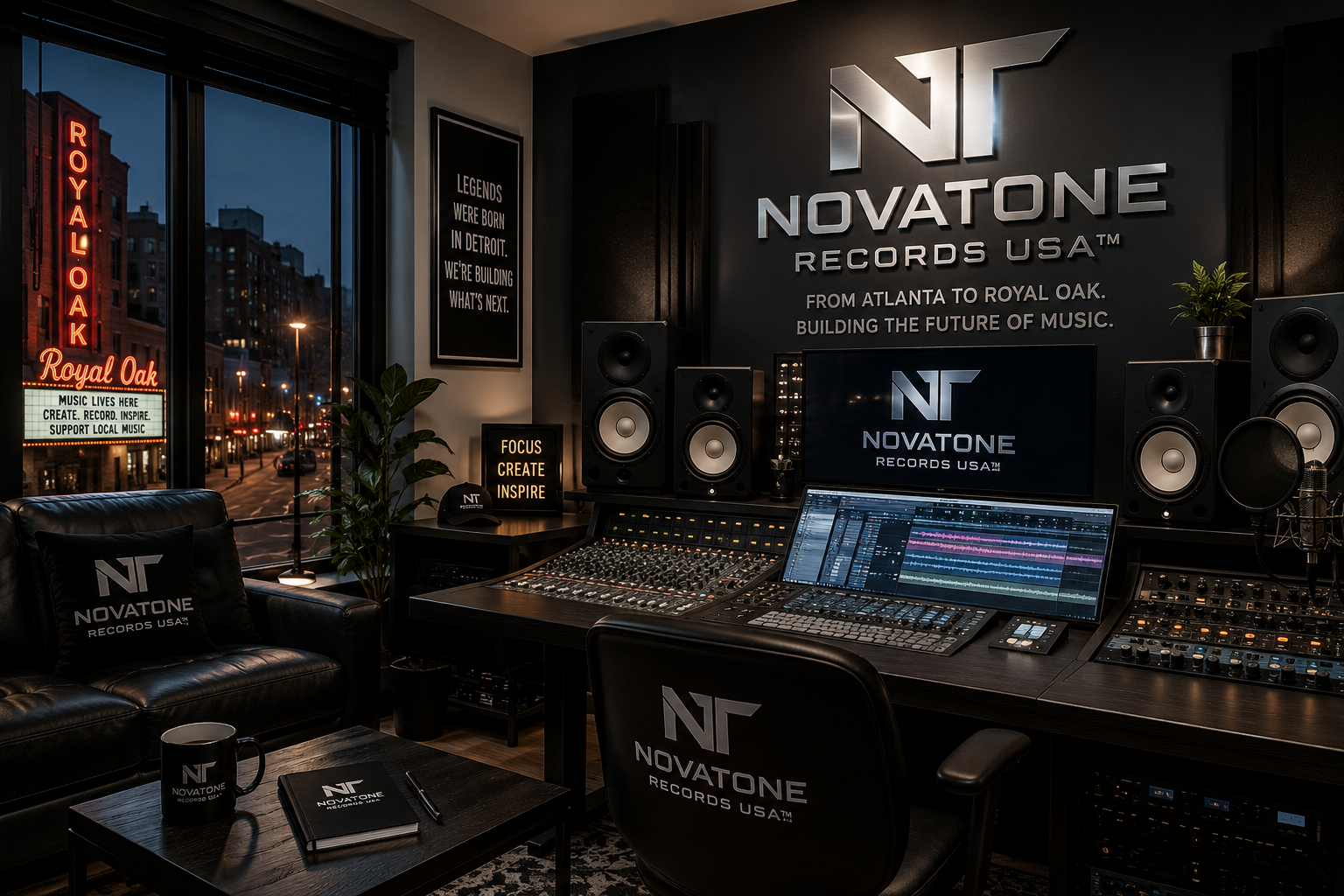 NOVATONE RECORDS USA™ Relocates Operations from Atlanta to Royal Oak, Michigan