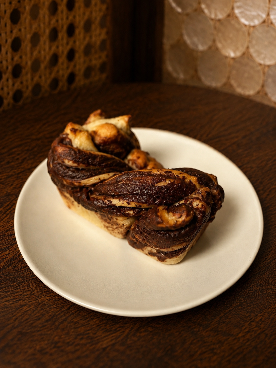 Chocolate Sunflower Babka Mini Loaf