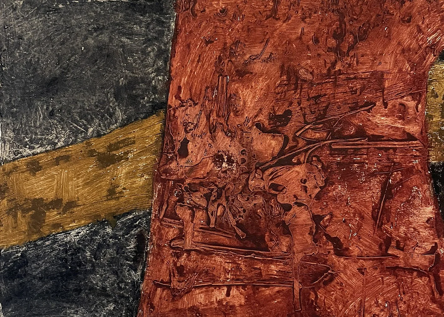  #G-61 

 

 MEDIUM  : Carborundum Collagraph

 

 DIMENSIONS  : 9" X 12"

 

 PRICE  : $250