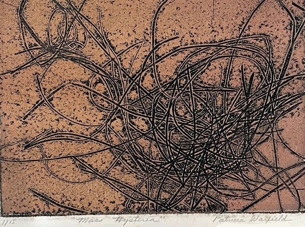  Mass Hysteria I 

 

 MEDIUM  : Etching

 

 DIMENSIONS  : 5" X 6 3/4"

 

 PRICE  : $250