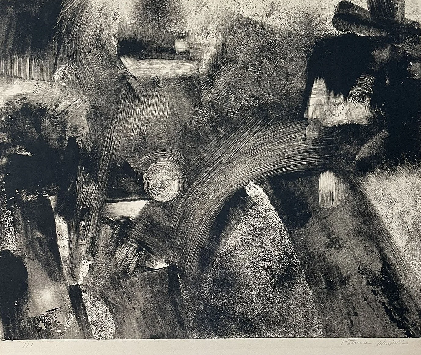  #B-22 

 

 MEDIUM  : Carborundum Collagraph

 

 DIMENSIONS  :  15 1/2" X 19 1/2"

 

 PRICE  : $650