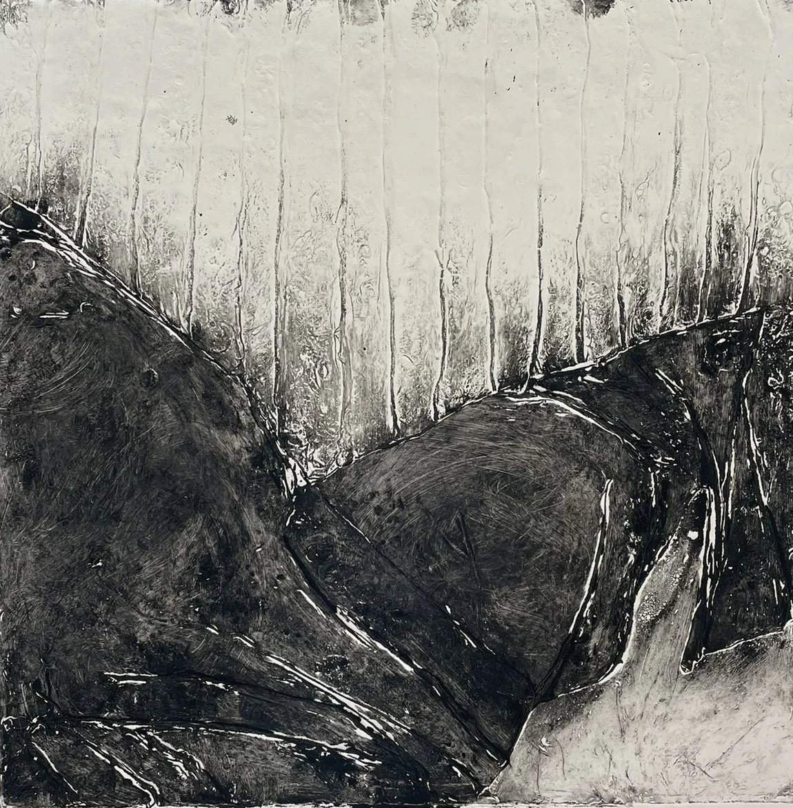  #A-2 

 

 MEDIUM  : Carborundum Collagraph

 

 DIMENSIONS  : 17 !/2" X 17 1/2"

 

 PRICE  : $650