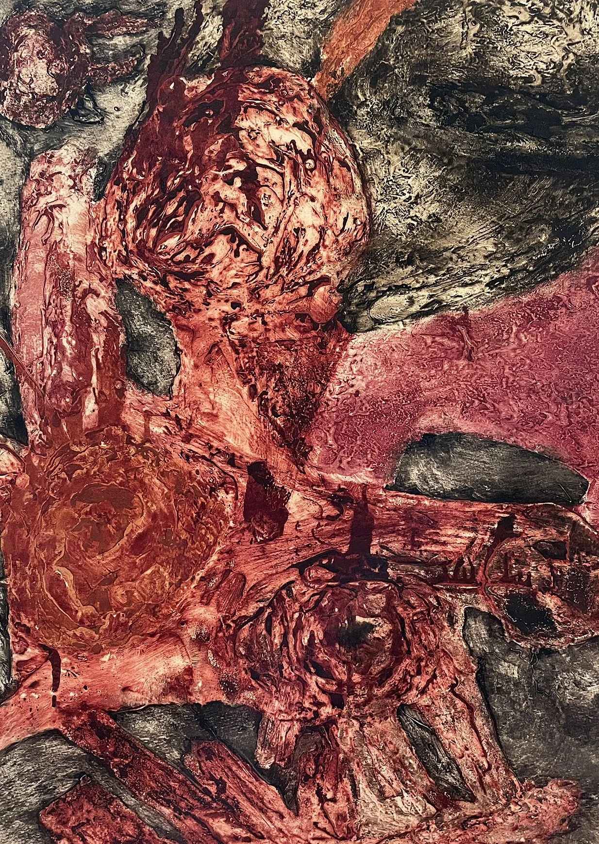  #G-63 

 

 MEDIUM  : Carborundum Collagraph

 

 DIMENSIONS  : 25" X 18"

 

 PRICE  : $650