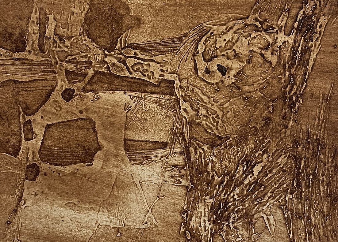  Untitled #41 

 

 MEDIUM  : Carborundum Collagraph

 

 DIMENSIONS  : 10" X 14"

 

 PRICE  : $450