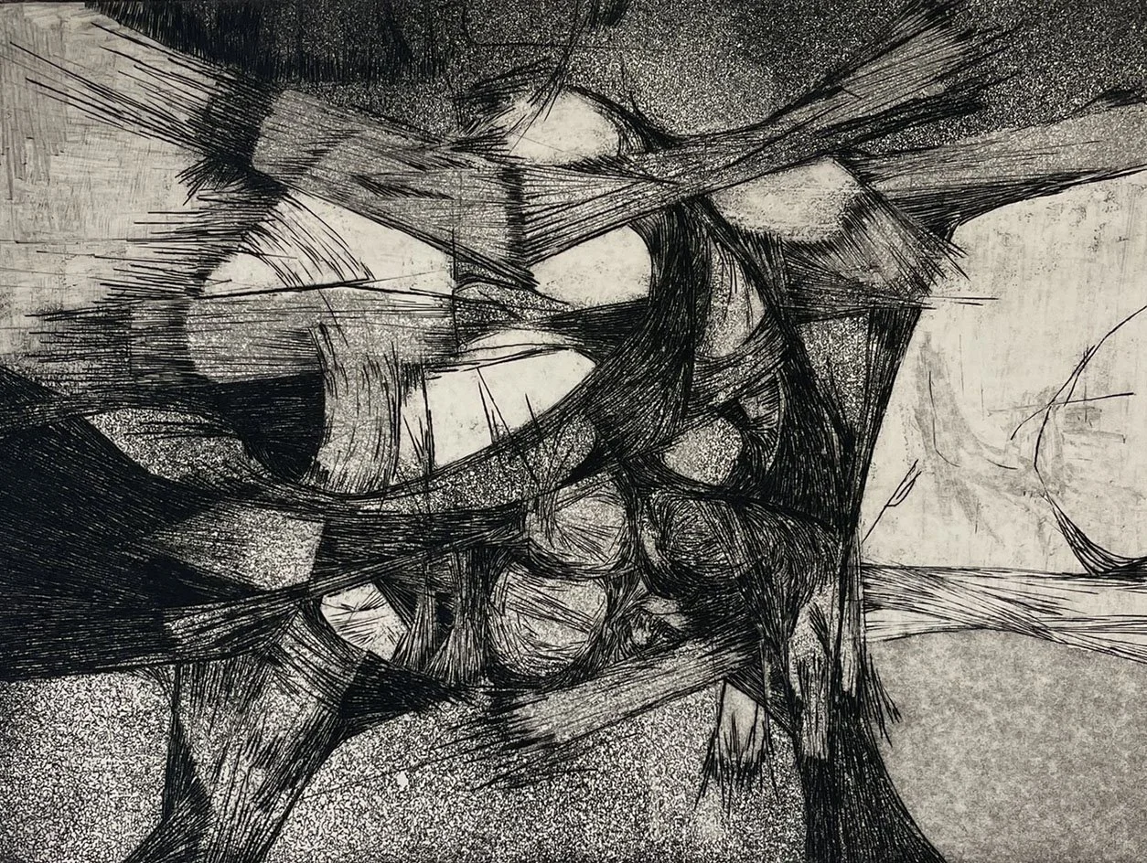  Untitled #9 

 

 MEDIUM  : Etching

 

 DIMENSIONS  : 9" X 12"

 

 PRICE  : $350